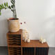 Set of 4 vintage wooden vinyl boxes