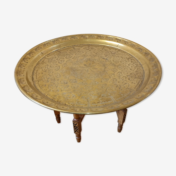 Copper top coffee table morocco