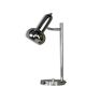 Lampe articulée en métal chromé années 60