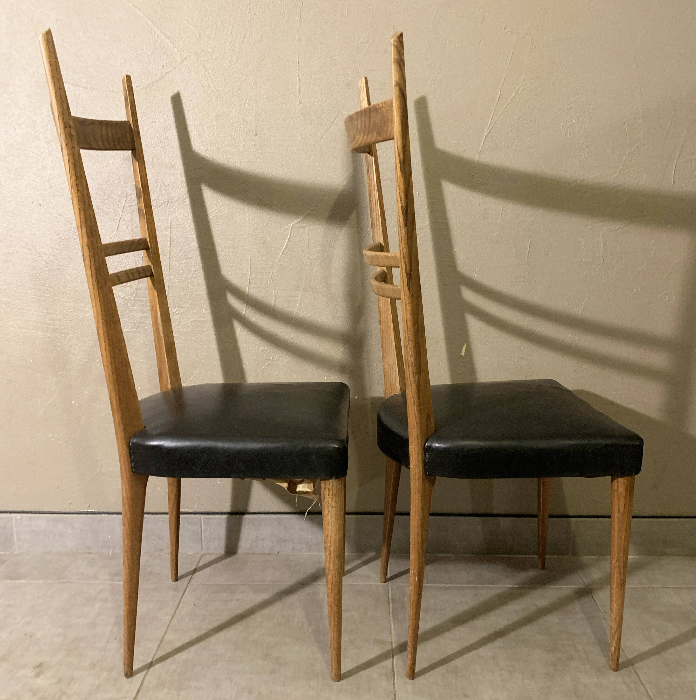 Pair of Italian chairs from the 1950s