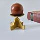 Brutalist vintage brass candlestick
