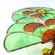 Pair of stained glass wall sconces
