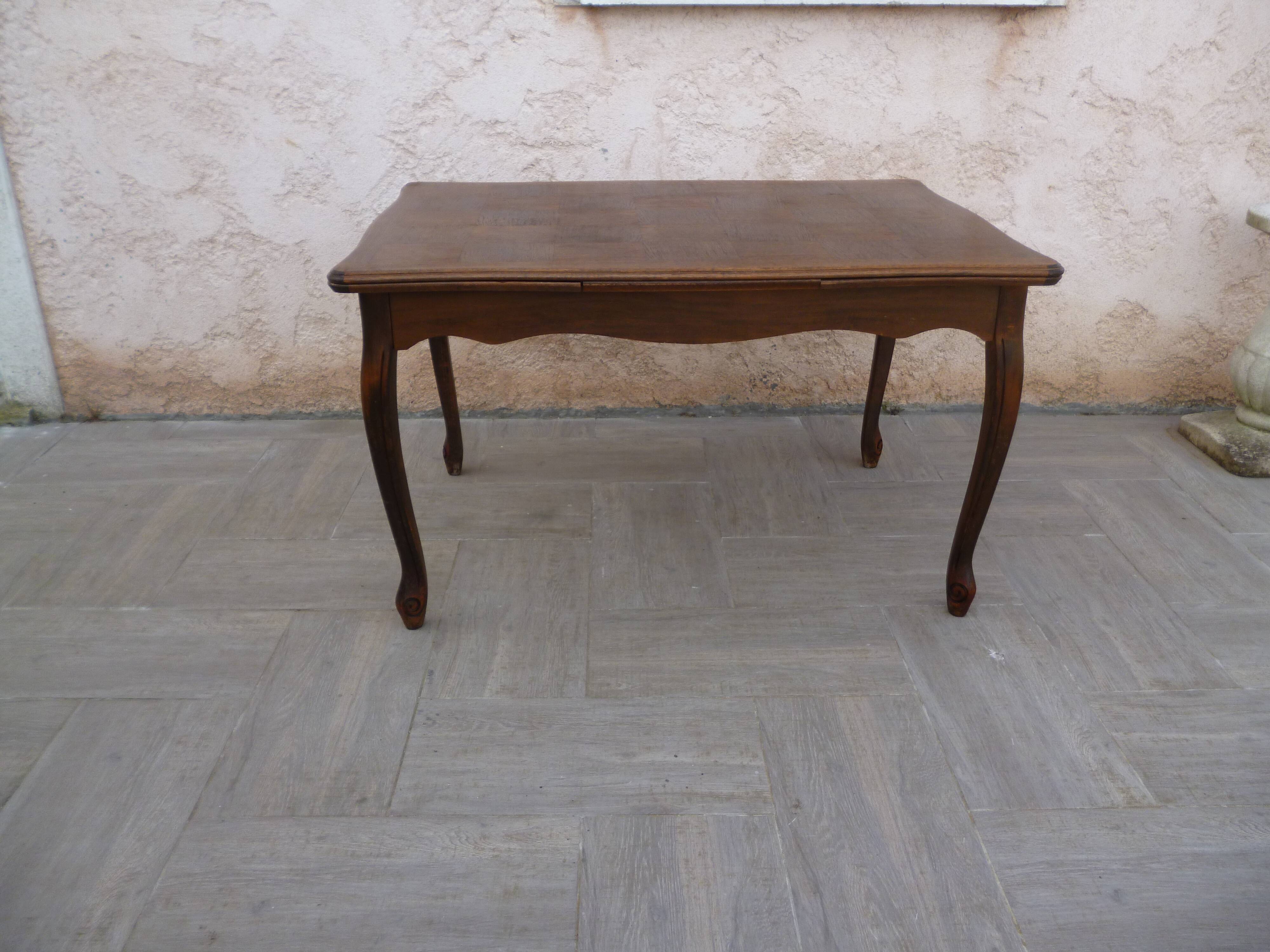 Table ancienne chêne avec rallonges