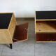 Pair of bedside tables 60 feet compass
