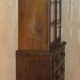 19th-century Anglo-Indian colonial hardwood library on a chest of drawers.