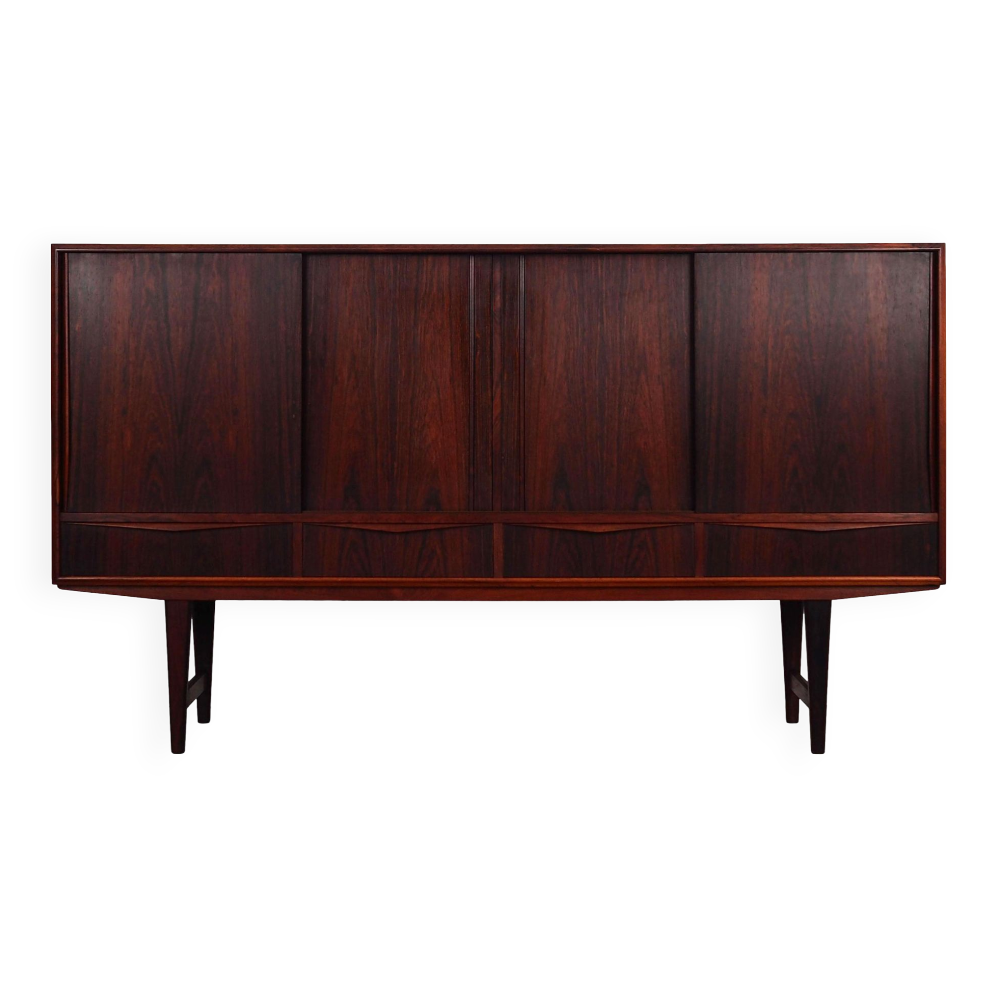 Rosewood highboard, Danish design, 1960s, designer: E.W. Bach