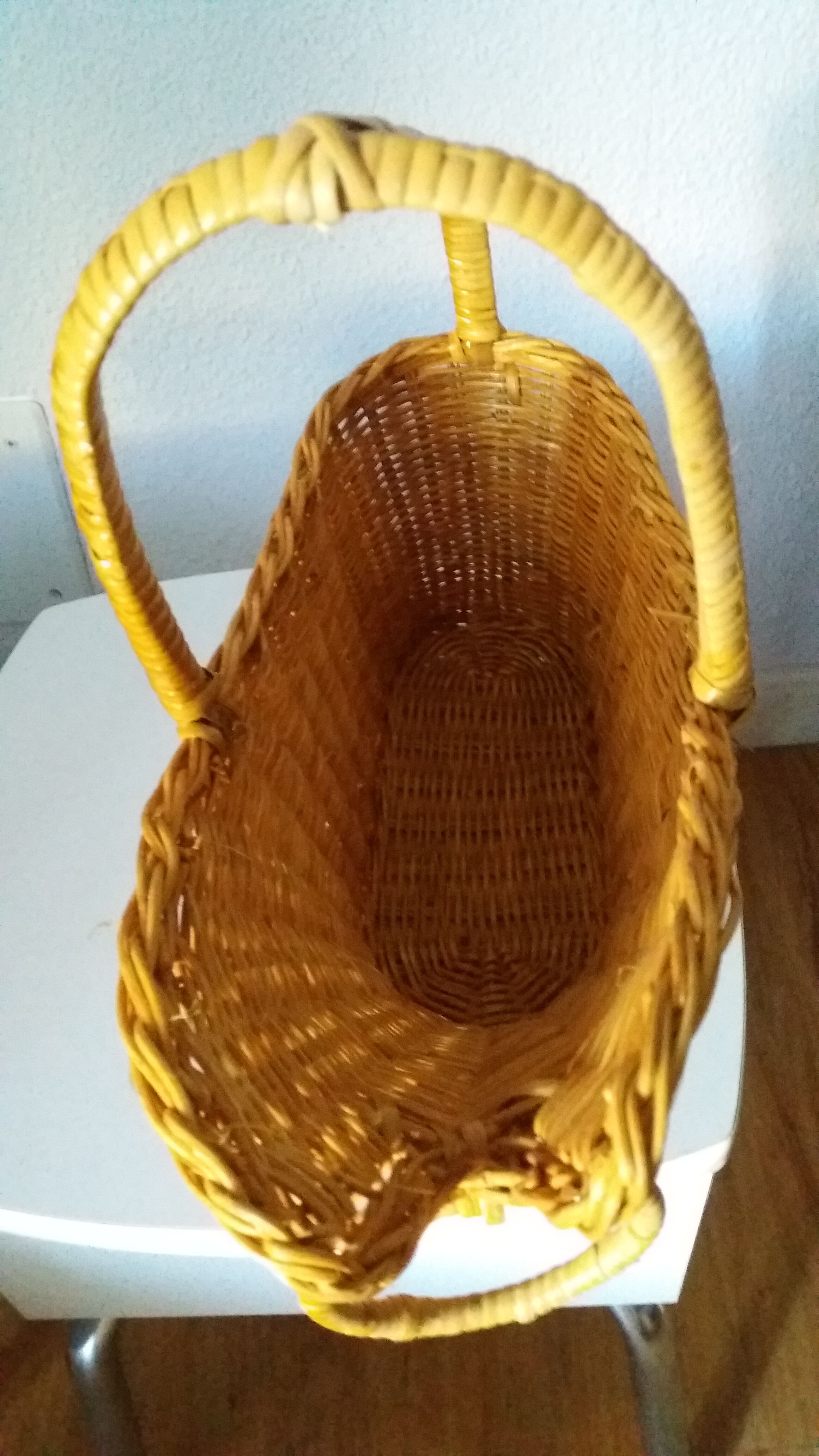 Porte bouteille en osier