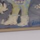 Original Swedish Oil on Canvas – “Figures” by JZON – Vintage, Framed