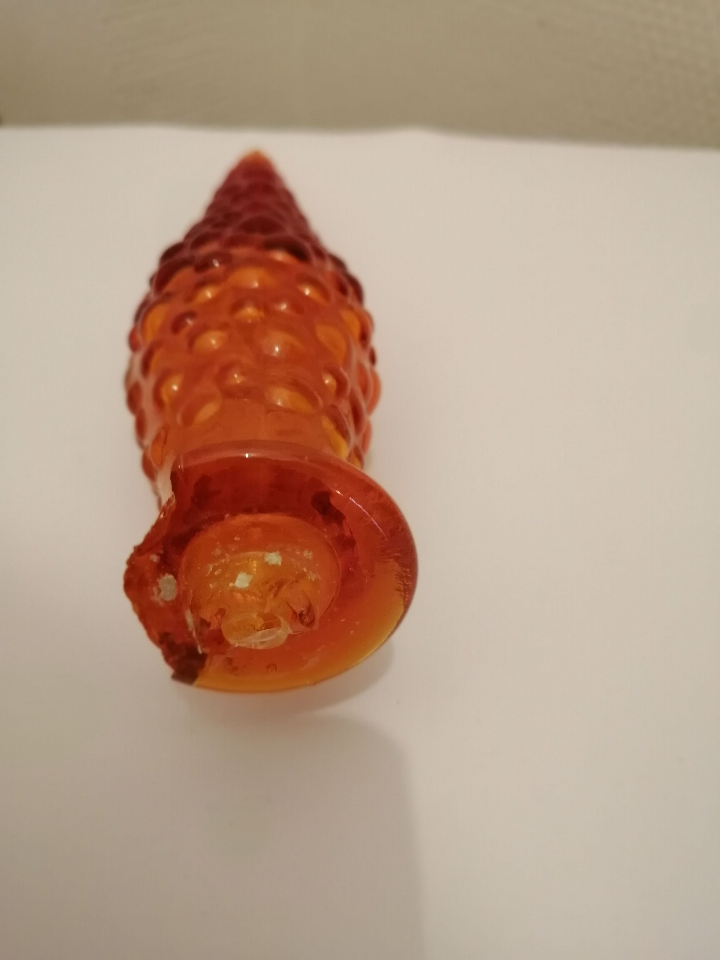 Red italian decanter