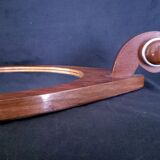 Mirrored Art Deco style wooden serving tray, year 1930