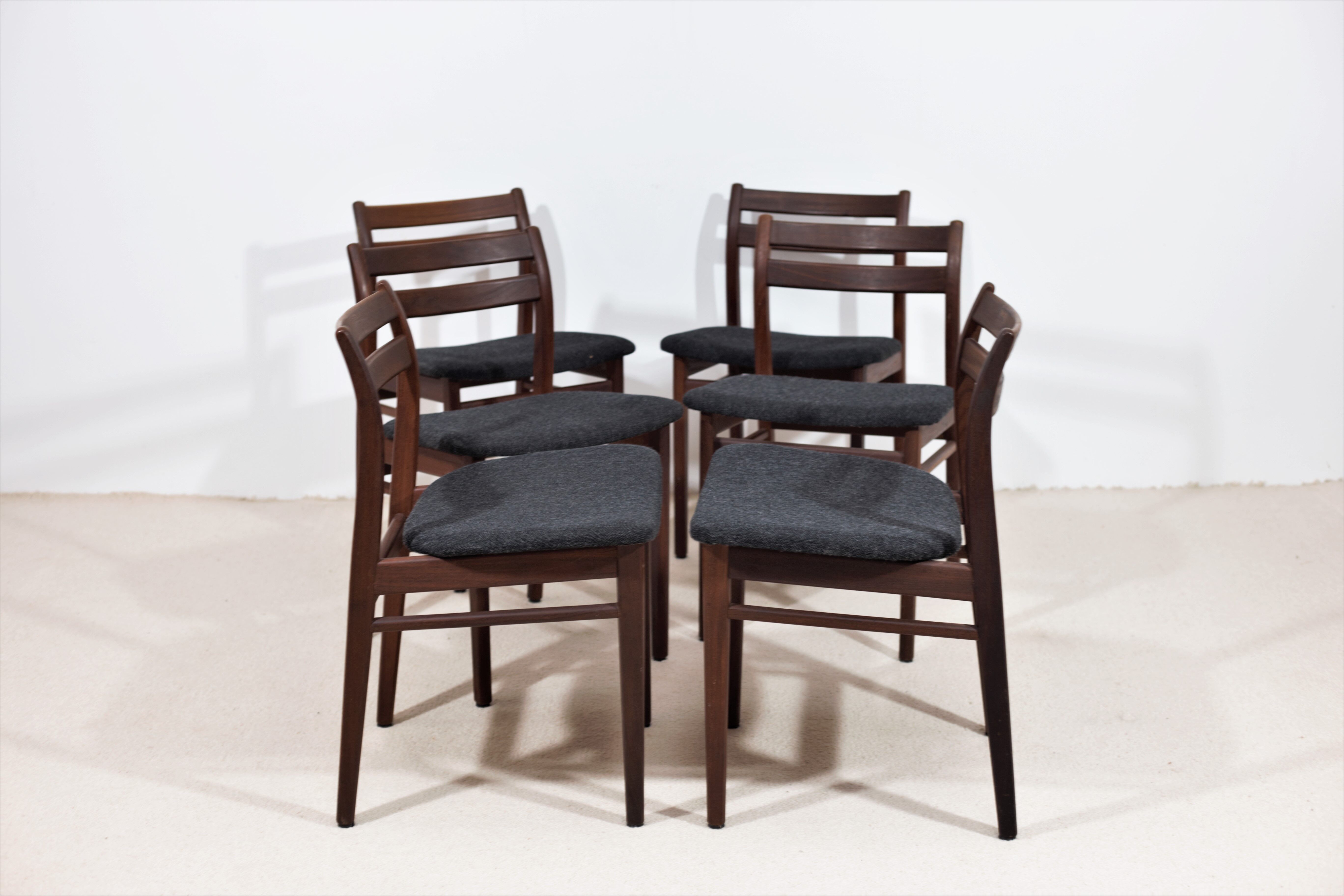 Mid-century teak chairs