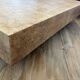 Vintage elm burl coffee table