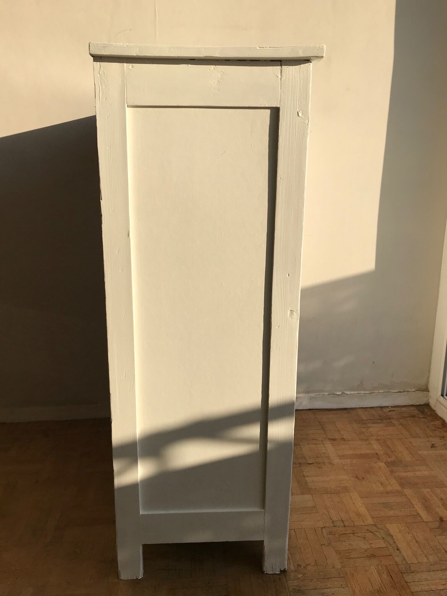 Parisian buffet of the 1940s painted white