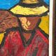 Original Swedish Oil on Canvas – “The Exchange” by Rollo – Signed – Vintage