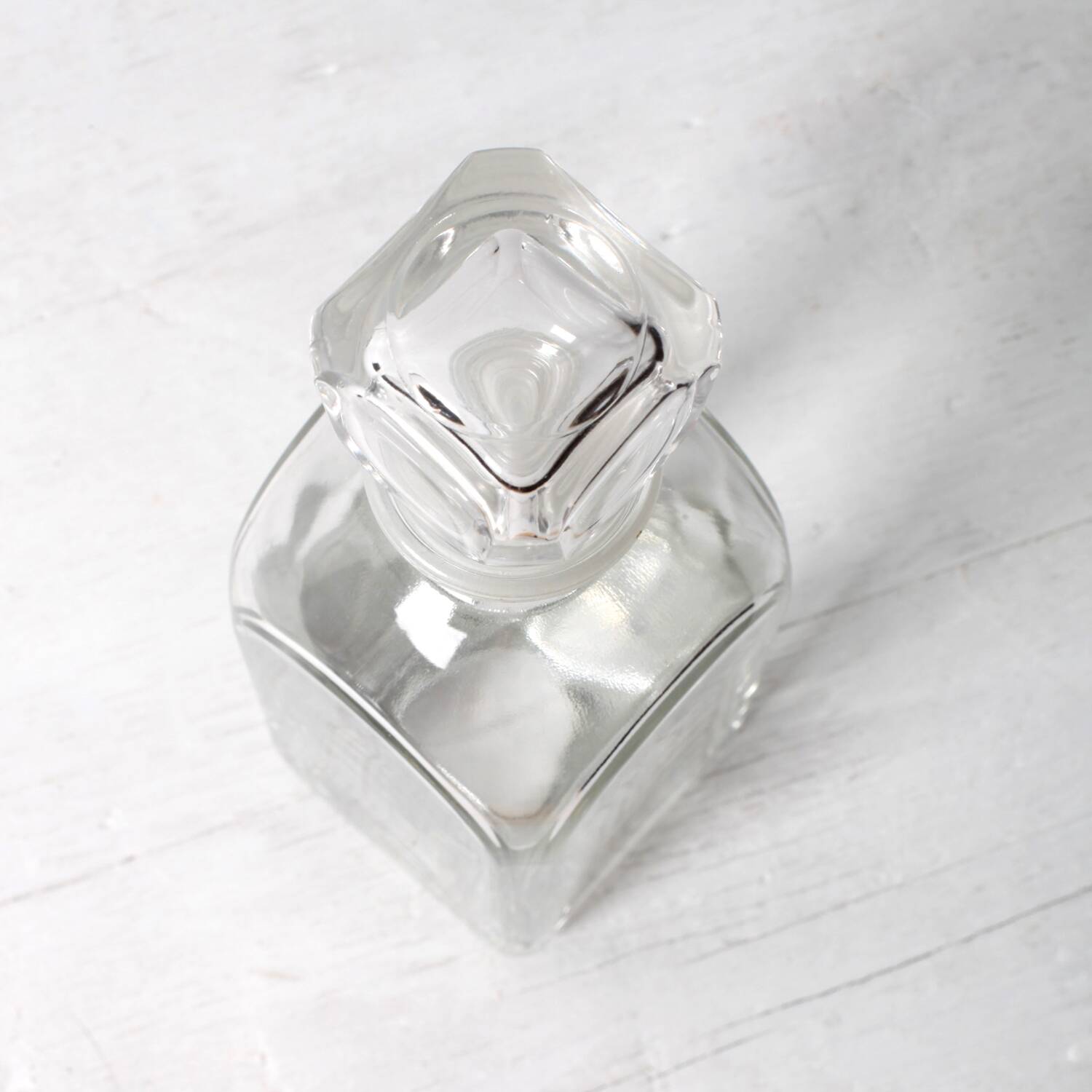 Mid-Century Luigi Bormioli Crystal Whiskey Decanter with Stopper