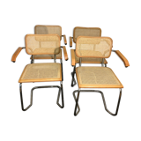 Set of 4 armchairs 1980