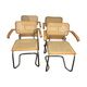 Set of 4 armchairs 1980