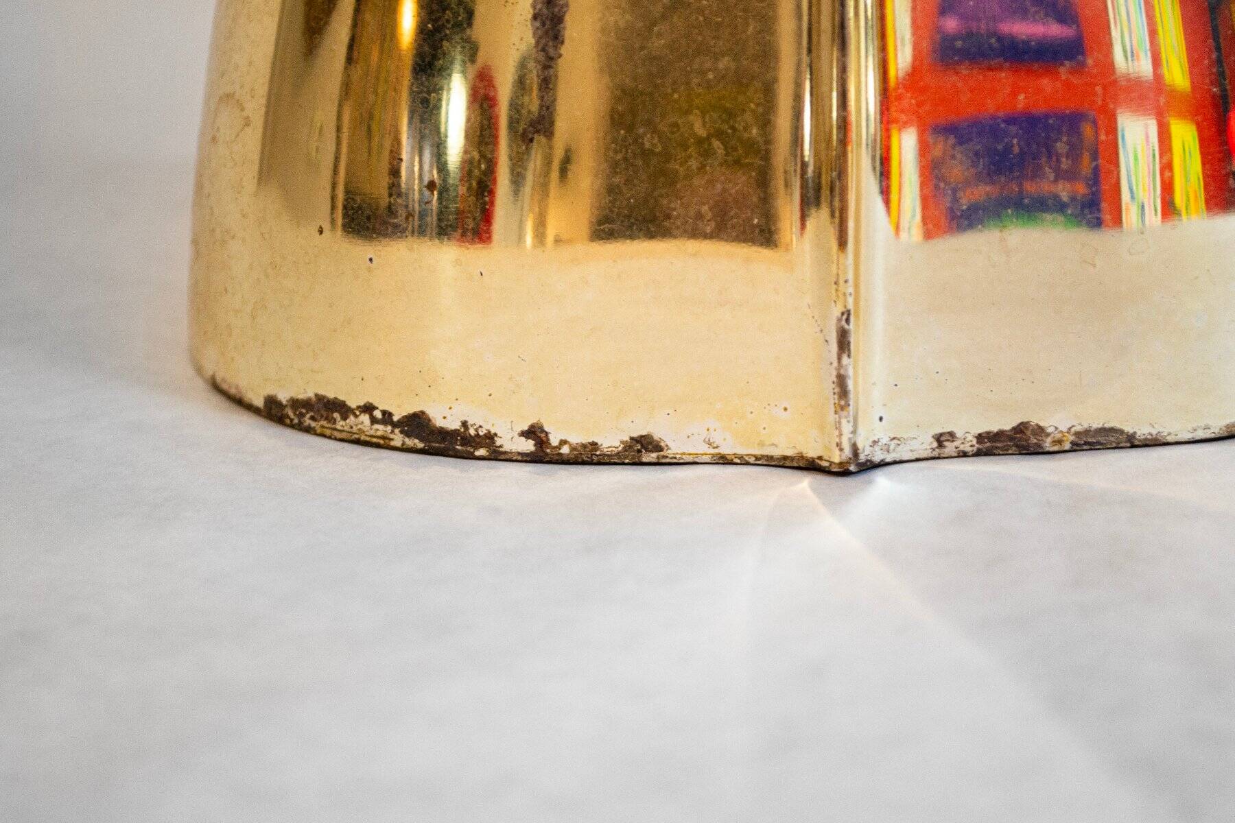 Germoglio vase in silver-plated metal by Lino Sabattini for Argenterie Sabattini, 1970