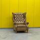 Vintage Handmade Chesterfield Recliner Armchair