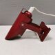Small delicious wall lamp in Bordeaux red color from the 1980s