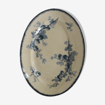 Oval dish "Groseilles"