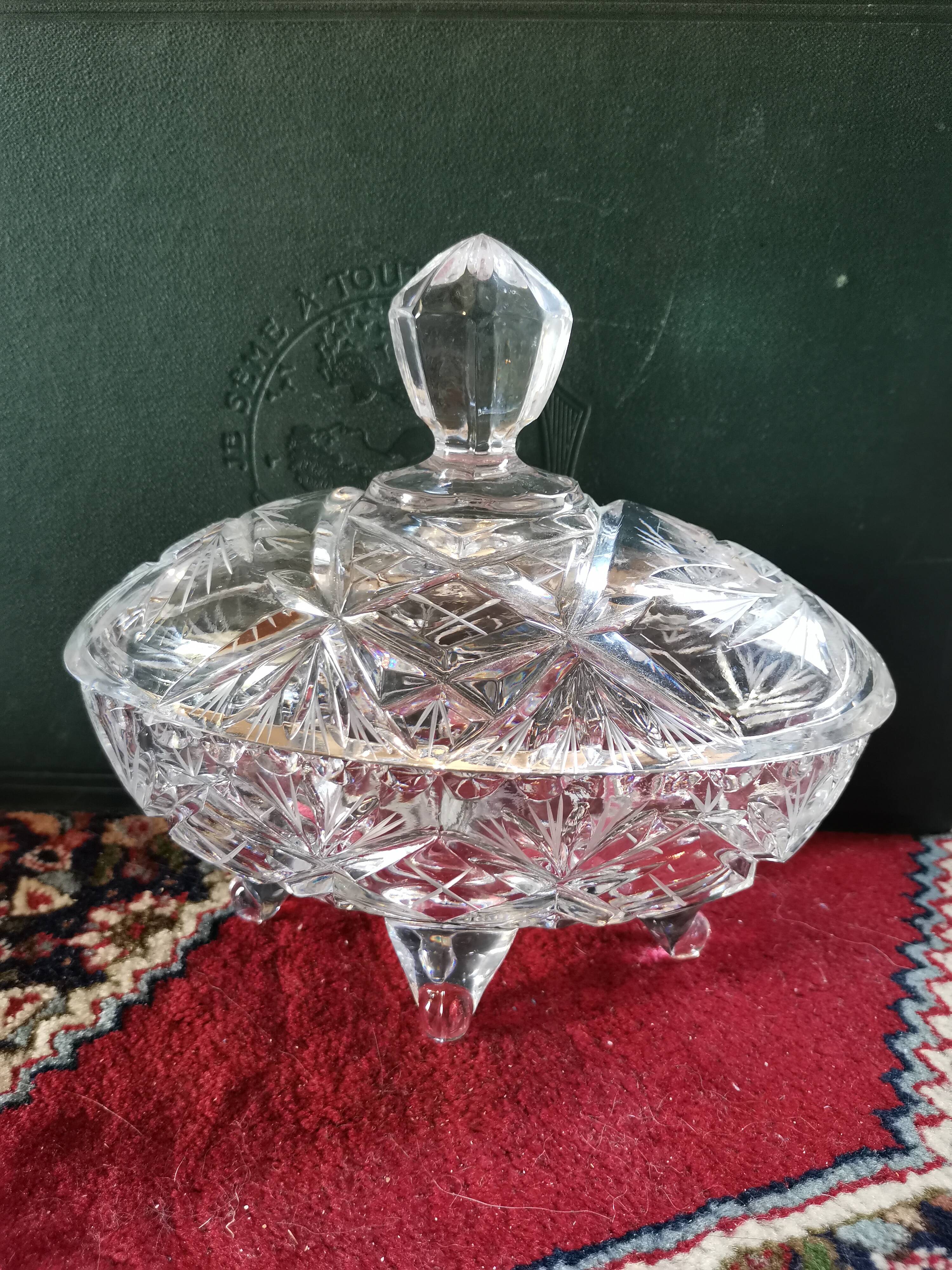 Crystal candy on foot