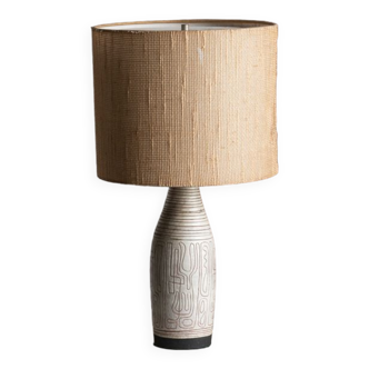 Geometric ceramic table lamp, 1960’s