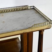 Table console en merisier, style Louis XVI, fin XIXème