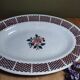 Old serving dish patterns flowers st amand vintage