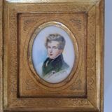 Miniature on ivory of the Aiglon after Daffinger,