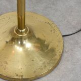 Mid-Century Arched Floor Lamp in Brass