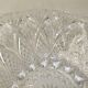 Cut crystal fruit bowl basket centerpiece vintage dish 33cm