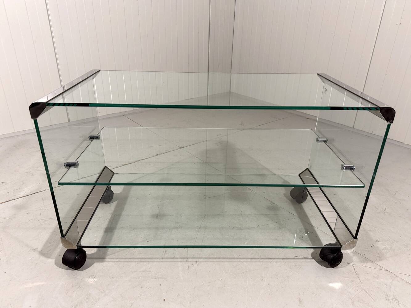 Gallotti&Radice audio rack, television table, side table Tris 1971