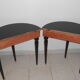 Pair of bedside half-moon