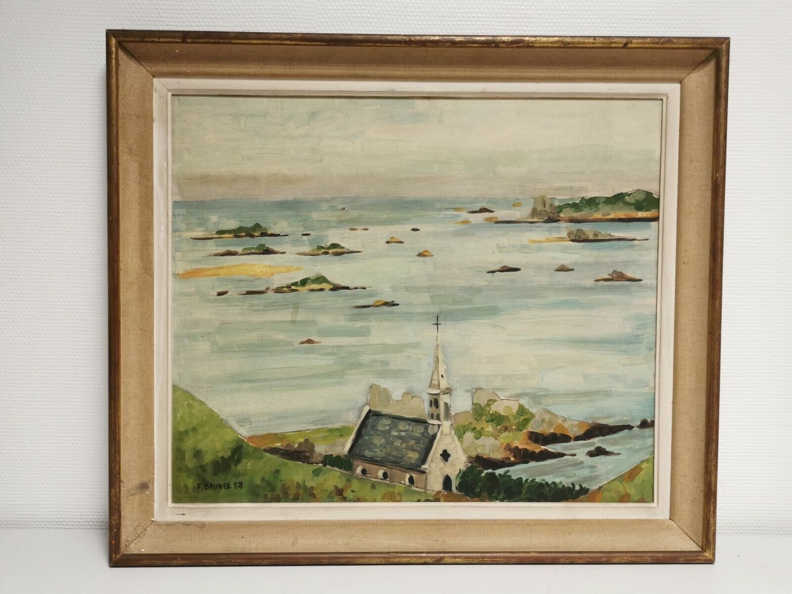 Oil painting by Brunel 1958