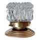 Vintage chiseled glass lamp
