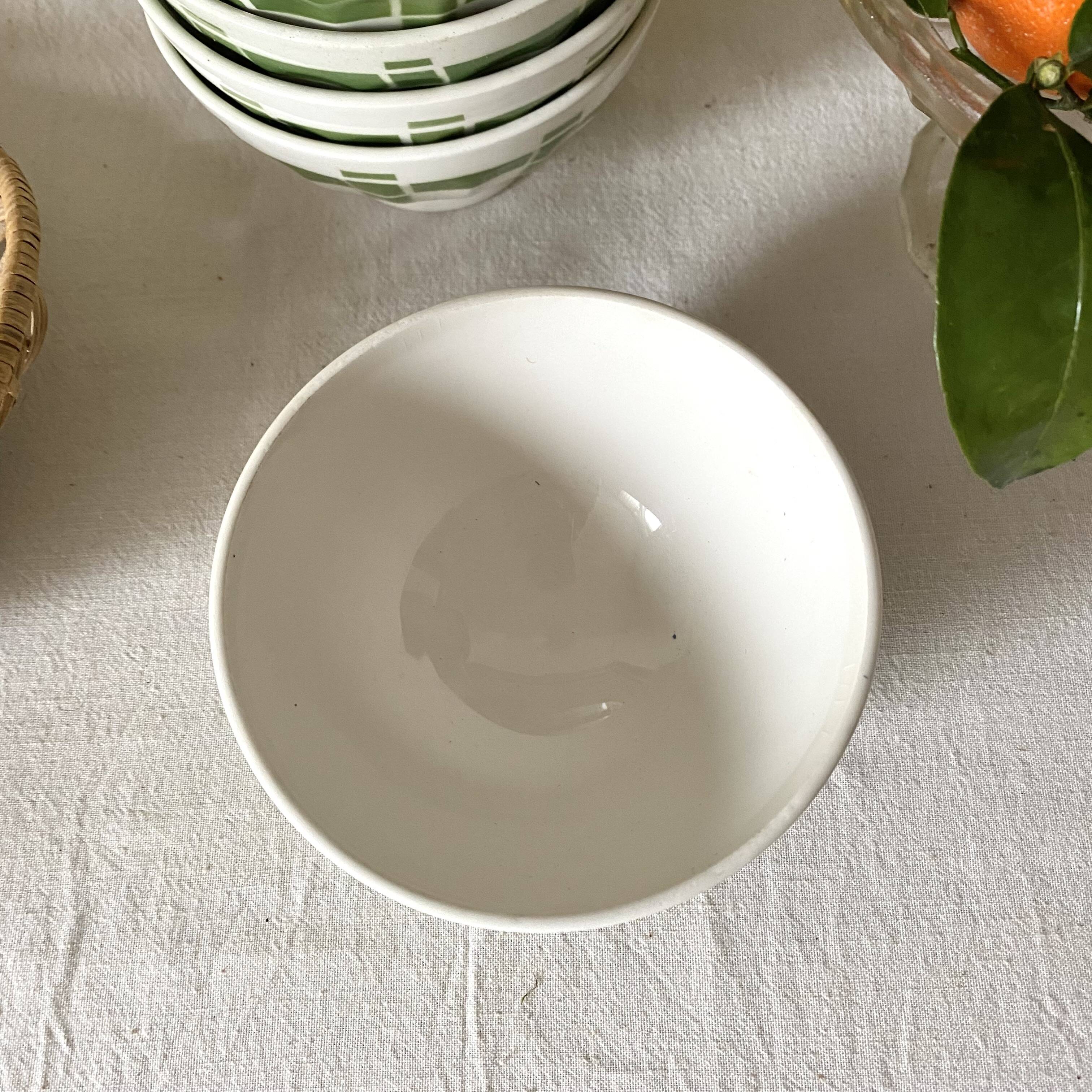 Old faceted bowls