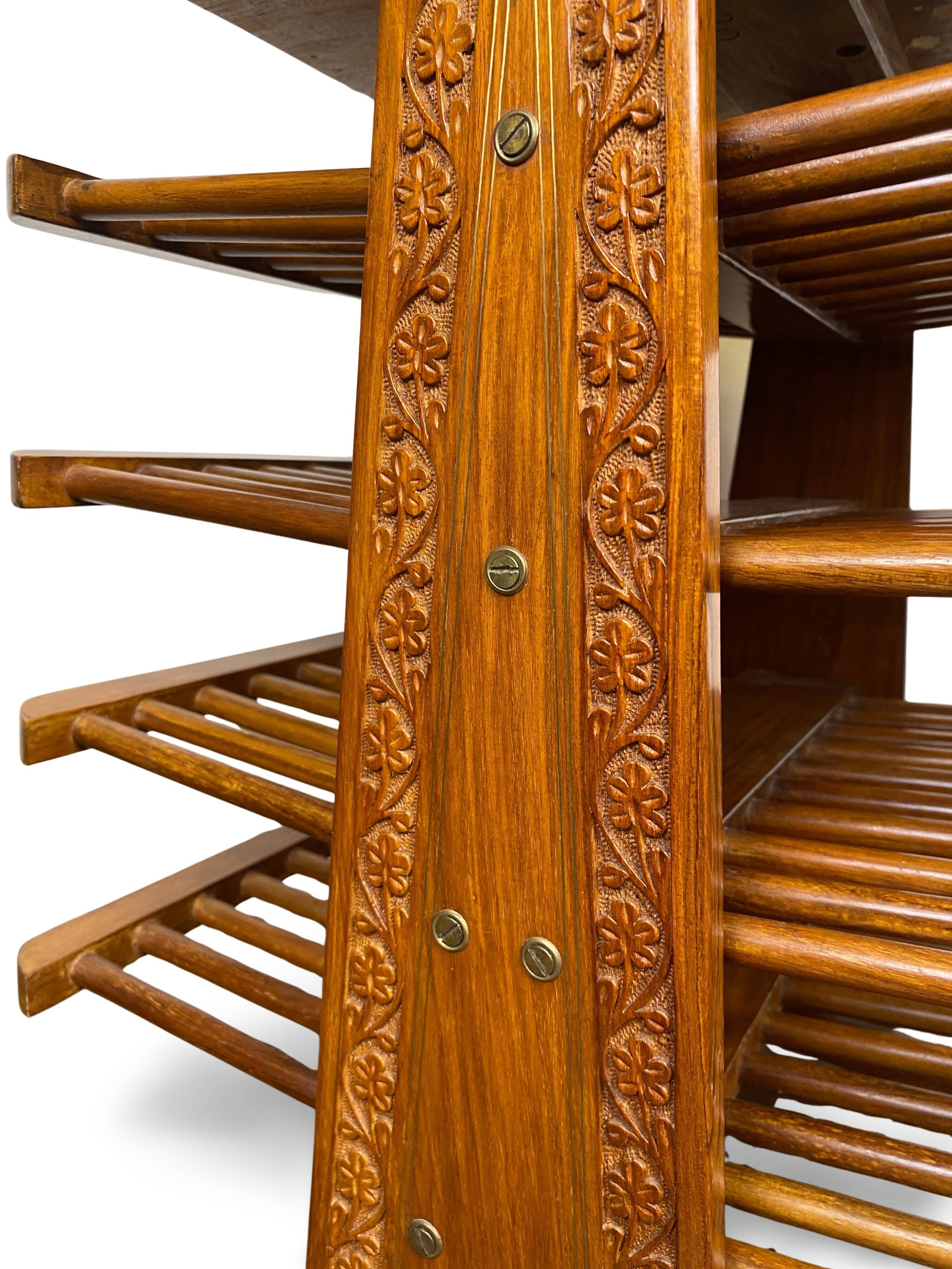 Wooden magazine rack, Circa 1950