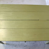 Green farm table