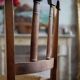 Old straw chair
