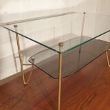 Glass coffee table