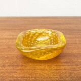 Vintage Italian Bullicante Glass Bowl from Murano