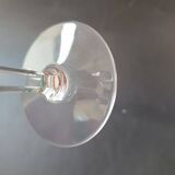 6 crystal stem glasses Cerdagne service Saint Louis vintage