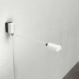 Classic white wall lamp Daphinette Italian vintage by Tommaso Cimini for Lumina, 1980s.