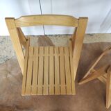 Pair of vintage folding chairs