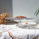 Vintage Crystal Pie Dish - Cut Crystal Serving Plate - Gateway - Centre d