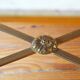 Marble and brass coffee table 60s