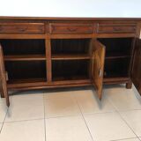 3-door solid oak sideboard