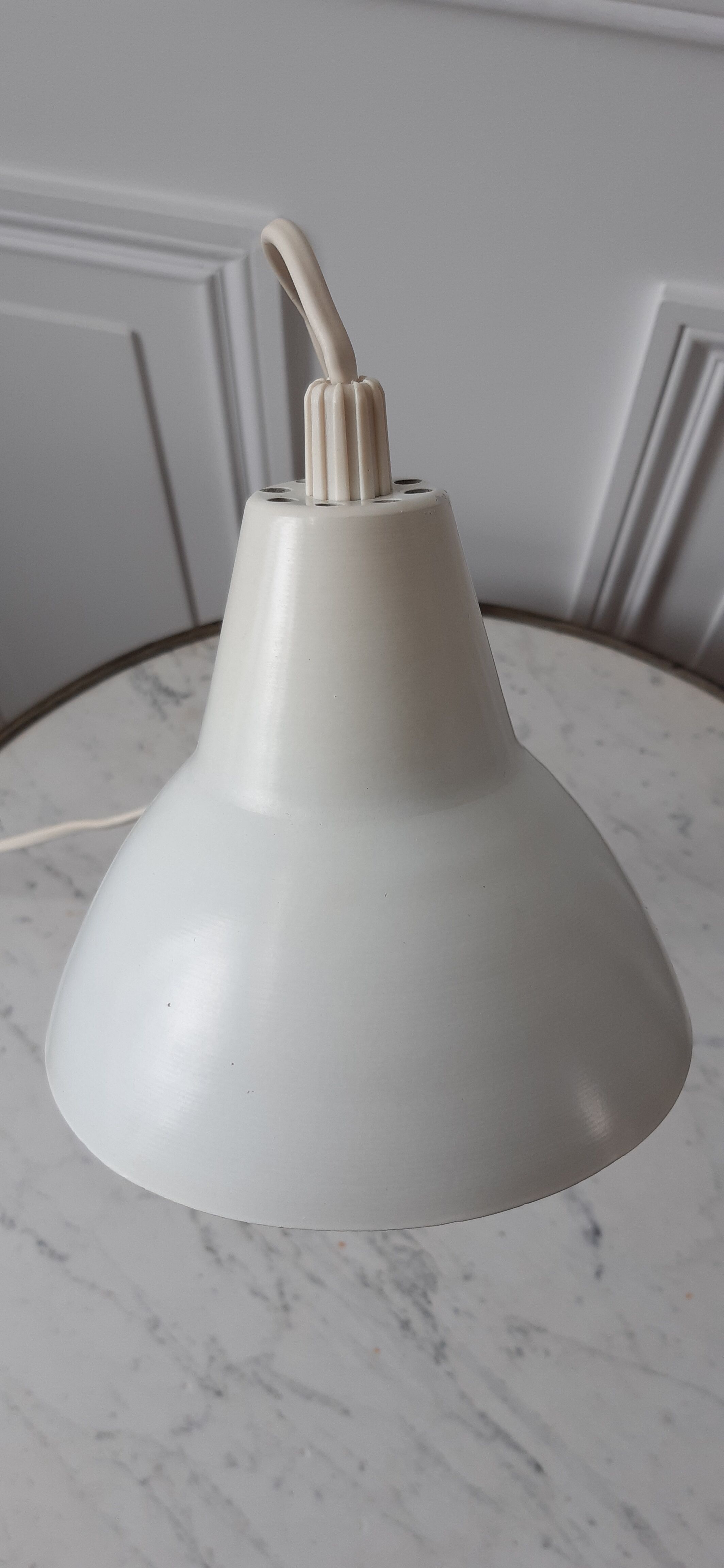 White articulated lamp 70s