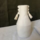 Vase totem pompons blanc